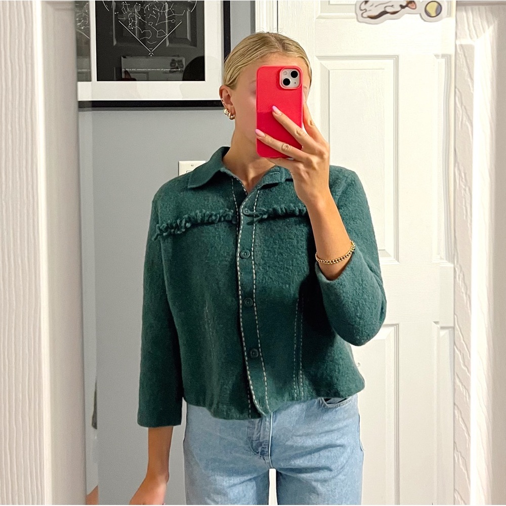 Woolrich 100% Wool Button Down Shirt